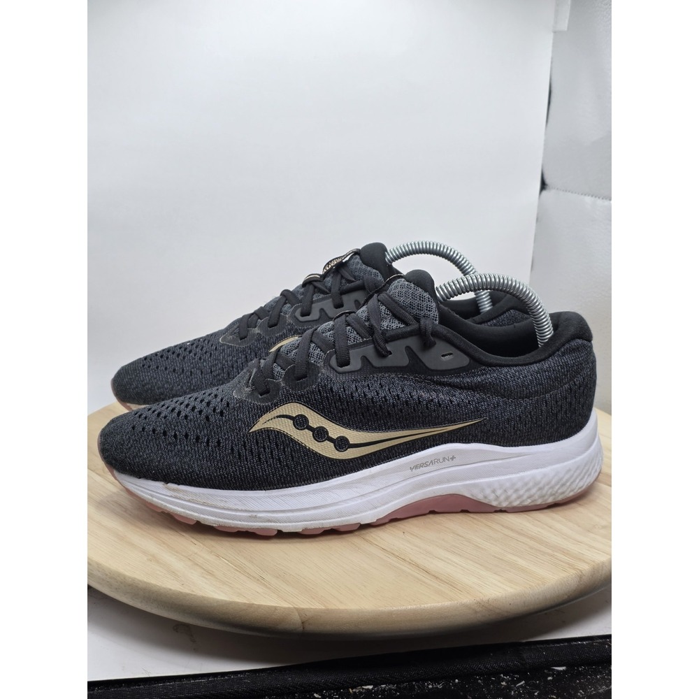 Womens Size 9 - Saucony Clarion 2 Running Athletic Shoes Black/Rose Sneakers